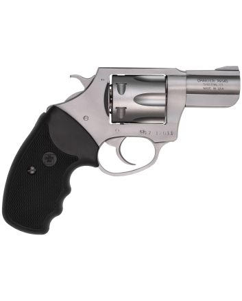 Charter Arms 73840 UndercoverLarge 38 Special, 6 Shot 2.20" Stainless Steel Barrel &amp; Cylinder, Anodized Aluminum Frame w/Black Finger Grooved Rubber Grip, Exposed Hammer