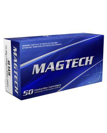 Magtech 40C Range/Training40S&amp;W 160gr Lead Semi Wadcutter 50 Per Box/20 Case