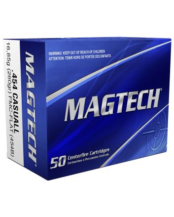 Magtech 454B Range/Training454Casull 260gr Full Metal Jacket Flat Nose 20 Per Box/50 Case