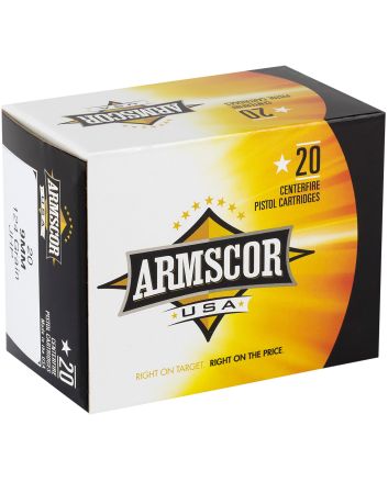 Armscor AC97N USA9mmLuger 124gr Jacketed Hollow Point 20 Per Box/25 Case