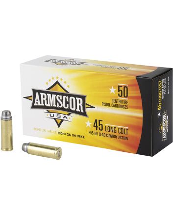 Armscor FAC45LC1N USA45Colt 255gr Lead 50 Per Box/8 Case