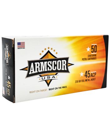 Armscor FAC4512N USA45ACP 230gr Full Metal Jacket 50 Per Box/20 Case