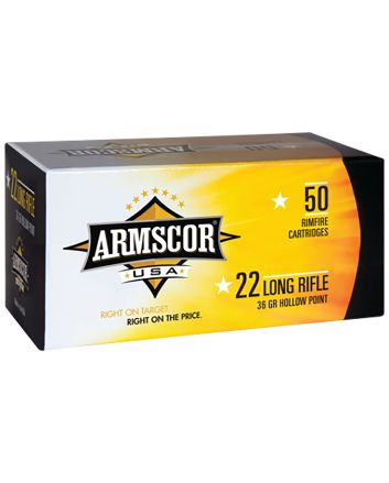 Armscor 50015PH Precision22LR 36gr High Velocity Hollow Point 50 Per Box/100 Case