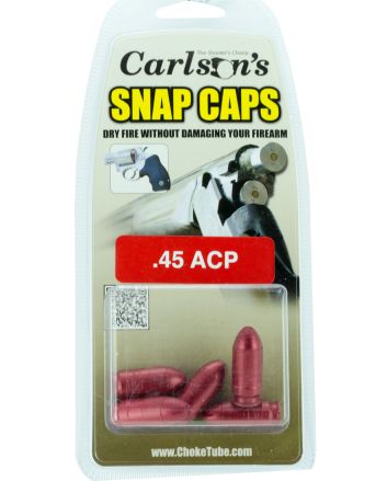 Carlson's Choke Tubes 00062 Snap Cap Pistol 45ACP 5Pack