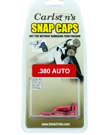 Carlson's Choke Tubes 00063 Snap Cap Pistol 380ACP 5Pack