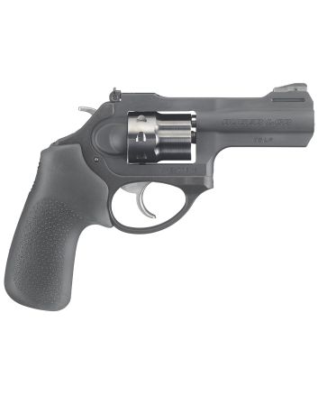 Ruger 5435 LCRx22 LR 3" Matte Black Barrel, 8rdPVD Finished Cylinder, Matte Black 7000-Series Aluminum Frame, Hogue Tamer Monogrip