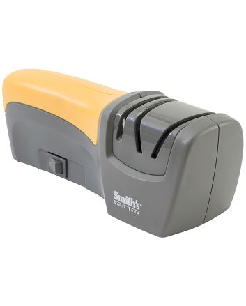 Smiths Products 50005 Electric SharpenerCompact Style with Ceramic Coarse Sharpening Material &amp; Gray Synthetic Handle