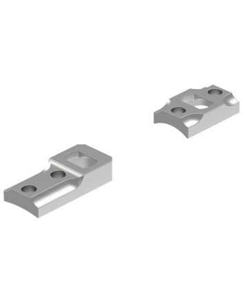 Leupold 51727 Dual Dovetail Base Set Silver Remington 700