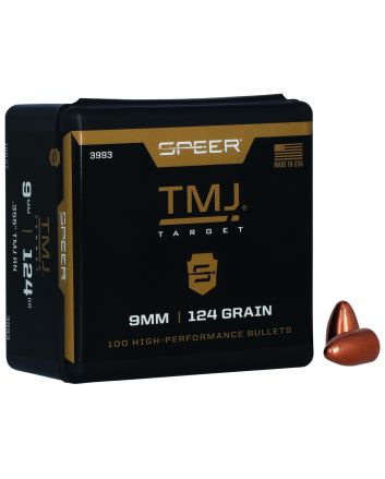 Speer 3993 TMJ9mm 124gr Total Metal Jacket 100 Per Box/5 Case