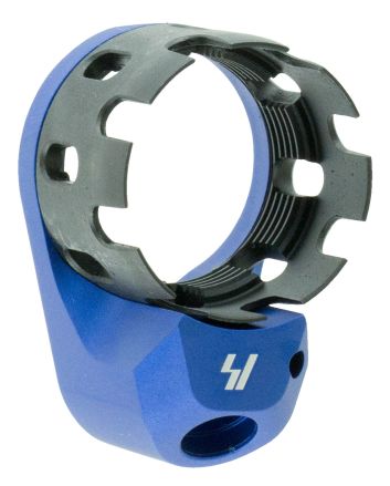 Strike ARECN&amp;EEPBLU AR Castle Nut and Extended End Plate Steel