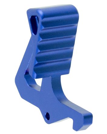 Strike Industries ARLATCHBLU Charging Handle Extended Latch Blue Anodized Aluminum AR-Platform