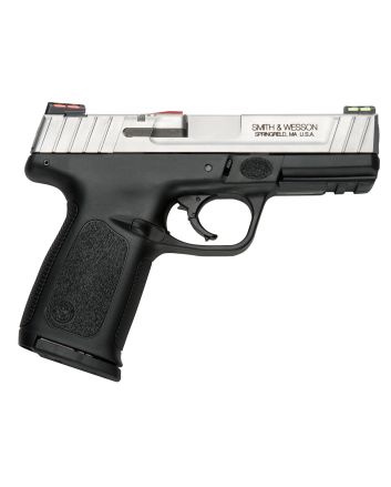 Smith &amp; Wesson 11907 SD VE 9mm Luger Caliber with 4" Barrel, 10+1 Capacity, Matte Black Finish Picatinny Rail Frame, Serrated Stainless Steel Slide, Textured Polymer Grip &amp; HiViz Sights