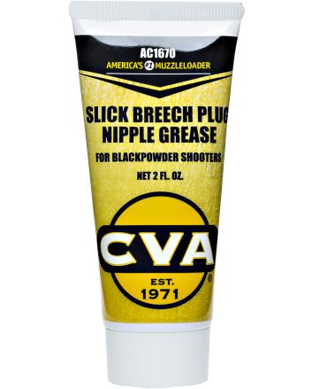 CVA AC1670 Slick Breech Plug/Nipple Grease Prevents Seizing of Nipple/Breech Plug 2 oz Squeeze Tube