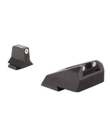 Trijicon 600900 Suppressor/Optic Height SightsGreen/Tritium White Outline Front Sight-Green/Tritium White Outline Rear Sight Smith &amp; Wesson M&amp;P/M&amp;P M2.0