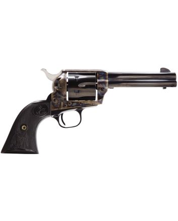 Colt Mfg P1640 Single Action Army Peacemaker 357 Mag 6 Shot 4.75" Blued Barrel &amp; Cylinder, Color Case Hardened Frame, Black Polymer Grip
