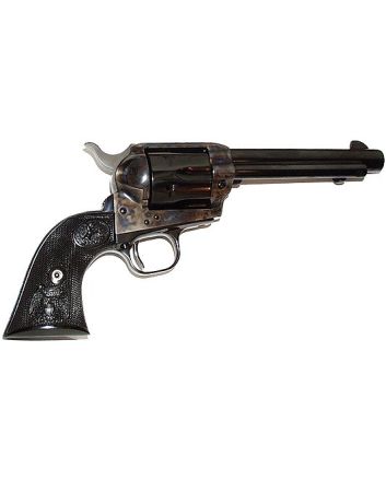 Colt Mfg P1650 Single Action Army Peacemaker 357 Mag 6 Shot 5.50" Blued Barrel &amp; Cylinder, Color Case Hardened Frame, Black Polymer Grip