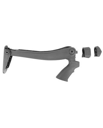 Advanced Technology MTF4900 Shotforce Shotgun Stock Marine Edition Top Folding Black Synthetic for Moss 12/20 GA, Rem 870 12 GA, Win 12/20 GA