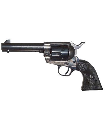 Colt Mfg P1840 Single Action Army Peacemaker 45 Colt (LC) 6 Shot 4.75" Blued Barrel &amp; Cylinder, Color Case Hardened Frame, Black Polymer Grip