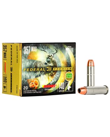Federal P357XB1 Premium357Mag 140gr Barnes Expander BRX 20 Per Box/10 Case