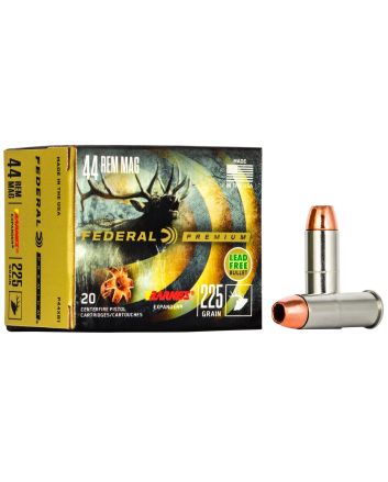 Federal P44XB1 Premium44RemMag 225gr Barnes Expander BRX 20 Per Box/10 Case