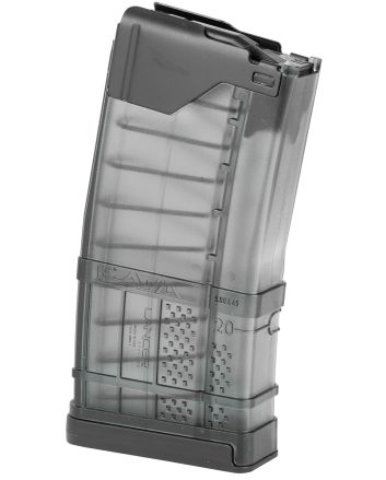 Lancer 999000232002 L5AWMSmoke Detachable 20rd 223 Rem/300 Blackout/5.56x45mm NATO for AR-15