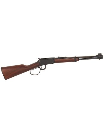 Henry H001L Classic Lever Carbine 22 Short Caliber with 12 LR/16 Short Capacity, 16.13" Barrel, Black Metal Finish &amp; American Walnut Stock Right Hand
