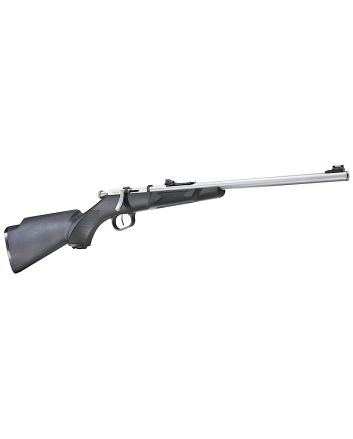 Henry H005 Mini Bolt Youth 22 Short/ 22 Long/ 22 LR 1rd 16.25" Stainless Steel Barrel &amp; Receiver, Fiber Optic Front &amp; Rear Sights, Black Synthetic Stock Right Hand