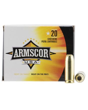 Armscor FAC103N USA10mmAuto 180gr Jacketed Hollow Point 20 Per Box/25 Case