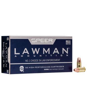 Speer 53620 Lawman9mmLuger 147gr Total Metal Jacket Round Nose 50 Per Box/20 Case