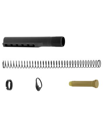 UTG Pro TLU001-KIT Receiver Extension Kit Mil-Spec AR-15 6 position Black Hardcoat Anodized Aluminum Rifle