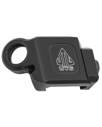 UTG TLSWPM01 Angled QD Sling Swivel Adaptor Picatinny Black Aluminum