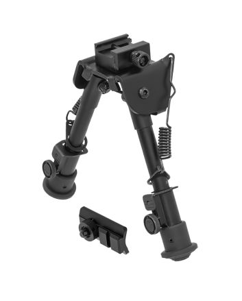UTG TLBP78 Tactical OP Bipod Black 6.1-7.9" Aluminum/Steel