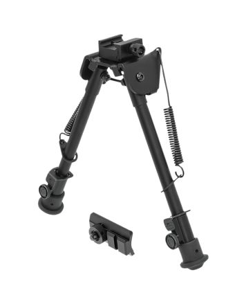 UTG TL-BP88 Tactical OP Bipod Black 8.3-12.7" Aluminum/Steel