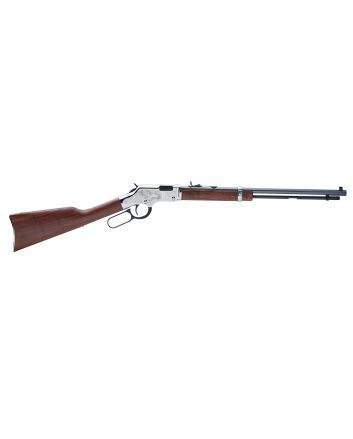 Henry H004SE2 Golden Boy Silver Eagle 2nd Edition Lever Action 22 Short,Long,LR 16 LR/21 Short 20" Octagon Barrel Nickel Plated American Walnut Right Hand