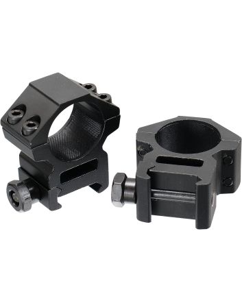 UTG RGWM25M4 Accushot Scope RingsBlack Anodized 1" Medium