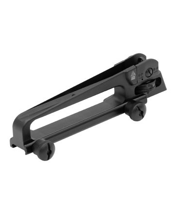 UTG Pro TLURS001 Mil-Spec Carry Handle/Sight Black Hardcoat Anodized 7075-T6 Aluminum AR-15