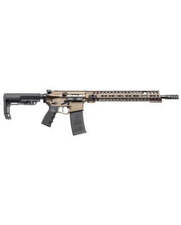 Patriot Ordnance Factory 00910 Renegade +223 Rem,5.56x45mm NATO 16.50" 30+1 Burnt Bronze 6 Position MFT BMS Minimalist Stock