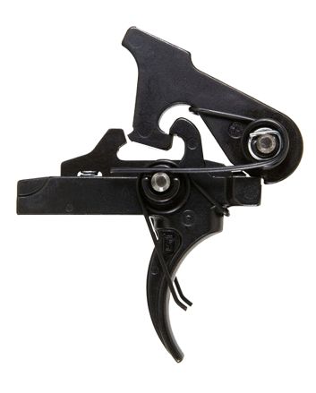 Geissele Automatics 05145 G2STwo-Stage Curved Trigger w/4.25-4.75 lbs Draw Weight, Black Oxide Finish for AR-15/AR-10