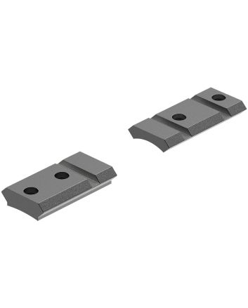 Leupold 49841 QRW Cross-Slot Base Set Matte Black Remington 700