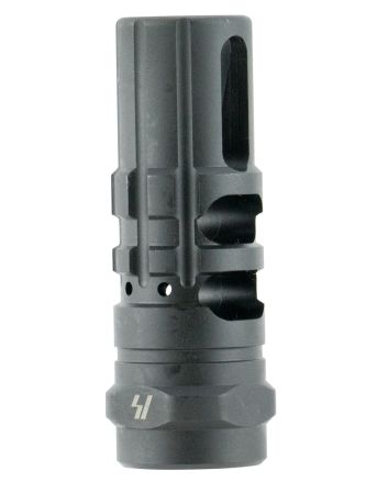 Strike Industries JCOMP2308 JComp Gen 2 Black Steel w/ 5/8"-24 tpi Threads 2.55" OAL 0.87" Diameter 0.34" Diameter 308 Win 7.62x51mm NATO Fits AR-Platform