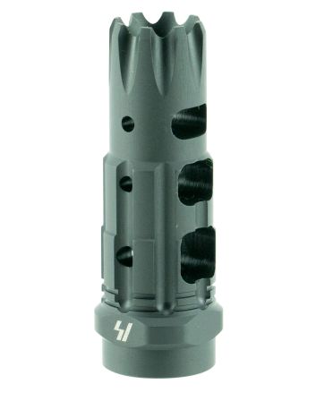 Strike Industries TCCOMP223 Triple Crown CompBlack Steel with 1/2"-28 tpi Threads, 2.63" OAL &amp; 0.85" Diameter for 223 Rem, 5.56x45mm NATO AR-Platform