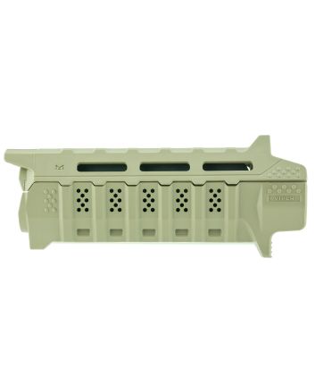 Strike STRIKEHGCFD Viper Carbine Length Handguard AR-Platform Flat Dark Earth, Black Inserts Polymer