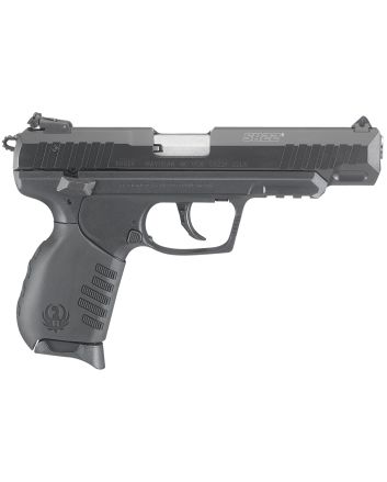 Ruger 3620 SR2222 LR 10+1 4.50" Satin Stainless Steel Barrel, Black Anodized Aluminum/Serrated Slide, Black Polymer w/Picatinny Rail Frame, Black Interchangeable Backstrap Grips