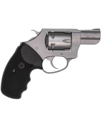 Charter Arms 72324 PathfinderSmall 22 WMR, 8 Shot 2" Stainless Steel Barrel&amp; Cylinder, Anodized Aluminum Frame w/Black Finger Grooved Rubber Grip, Exposed Hammer