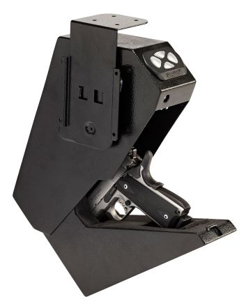 SnapSafe 75431 Drop Box Keypad Vault Keypad/Key Entry Black Steel Holds 1 Handgun 13.50" H x 7.50" W x 3.60" D