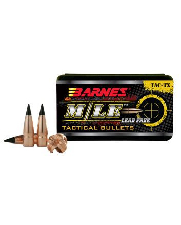 Barnes Bullets 30320 TAC-TX M/LE 300Blackout 120gr Flat Base 50/Box