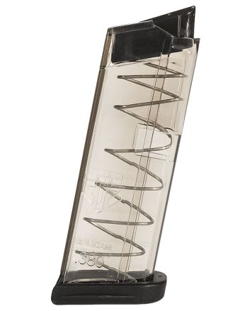ETS Group GLK42 Pistol Mags7rd 380 ACP Compatible w/ Glock 42 Clear Polymer