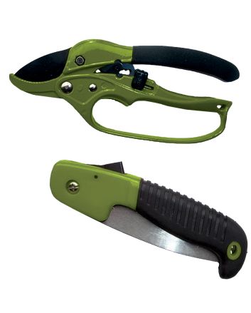 HME HCP2 Hunter's Combo Pack 7" Folding Saw Polymer Black with Shears