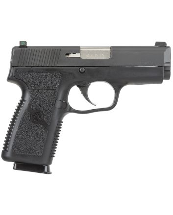 Kahr Arms KP9094N P *CA Compliant 9mm Luger Caliber with 3.60" Barrel, 7+1 Capacity, Black Finish Frame, Serrated Matte Black Stainless Steel Slide, Polymer Grip &amp; TruGlo Night Sigts