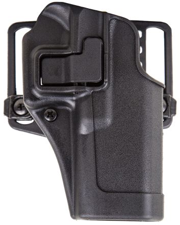 Blackhawk 410500BKR Serpa CQCOWB Size 00 Matte Black Polymer Belt Loop/Paddle Compatible w/Glock 17/22/31/47 Right Hand